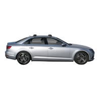 Yakima Black 2 Bar Roof Rack - Audi A4/S4/RS4  4dr Sedan 12/15 - On (S16Y &amp; K1003)