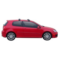 Prorack Black Flush Bar Kit for Volkswagen Golf Mk5 3dr Hatch  1/04 - /09 (K549 &amp; S25B)