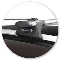 Prorack Silver 2 Bar Aero Through Bar kit to suit Haval H2 5dr SUV (2017 - Current)