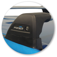 Prorack Black 2 Bar Aero Flush Bar kit to suit Toyota Rav4 5dr SUV (2013 - 4/2019)