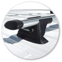 Prorack Silver 2 Bar Aero Through Bar kit to suit Renault Master MWB 4dr Van (2010 - Current)