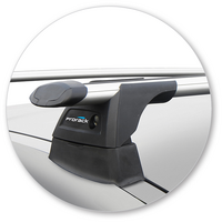 Prorack Black 2 Bar Aero Through Bar kit to suit Mercedes-Benz GLE 5dr Coupe (2015 - 5/2019)