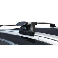 Prorack Silver 2 Bar Aero Through Bar kit to suit Kia Niro 5dr SUV (2016 - 7/2022)