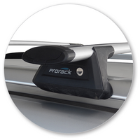 Prorack Black 2 Bar Aero Through Bar kit to suit Haval H9 5dr SUV (2016 - Current)