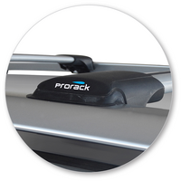 Prorack Silver 2 Bar Aero Rail Bar kit to suit Haval H9 5dr SUV (2016 - Current)