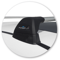 Prorack Silver 2 Bar Aero Flush Bar kit to suit Mazda CX-9 5dr SUV (7/2016 - Current)