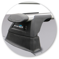 Prorack Black 2 Bar Aero Through Bar kit to suit Mercedes-Benz E-Class W213 4dr Sedan (6/2016 - Current)