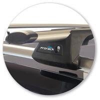 Prorack Silver 2 Bar Aero Through Bar kit to suit Volkswagen Tiguan 5dr SUV (9/2016 - Current)