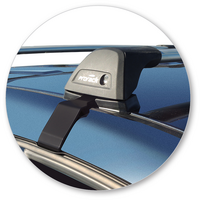 Prorack Silver 2 Bar Aero Flush Bar kit to suit Holden Captiva LS 5dr SUV (2006 - 2020)