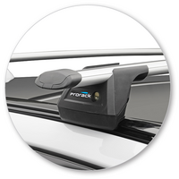 Prorack Black 2 Bar Aero Through Bar kit to suit Jaguar F-Pace 5dr SUV (2016 - Current)