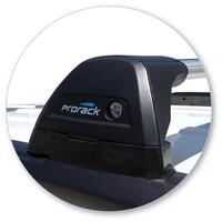 Prorack Silver 2 Bar Aero Flush Bar kit to suit Ford Ecosport 5dr SUV (2014 - 2018)