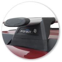 Prorack Black 2 Bar Aero Through Bar kit to suit Mahindra XUV500 5dr SUV (5/2016 - 2018)