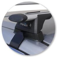 Prorack Silver 2 Bar Aero Through Bar kit to suit Honda Civic 4dr Sedan (11/2016 - 2020)