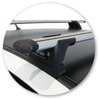 Prorack Silver 2 Bar Aero Through Bar kit to suit Mitsubishi Lancer EVO VII 4dr Sedan (3/2001 - 1/2003)