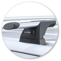 Prorack Silver 2 Bar Aero Through Bar kit to suit Peugeot Expert 5dr Van (10/2019 - Current)