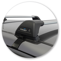Prorack Silver 2 Bar Aero Through Bar kit to suit Nissan Juke 5dr SUV (2012 - 6/2020)