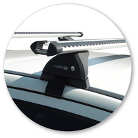 Prorack Black 2 Bar Heavy Duty Through Bar kit to suit Ford Ranger Super Cab 4dr Ute (2012 - 2022)