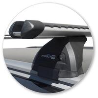 Prorack Black 2 Bar Heavy Duty Through Bar kit to suit Toyota Fortuner GXL/Limited 5dr SUV (2015 - Current)