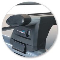 Prorack Silver 2 Bar Aero Through Bar kit to suit Volkswagen Passat 5dr Wagon (5/2015 - Current)