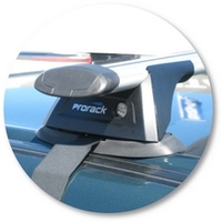 Prorack Black 2 Bar Aero Through Bar kit to suit Holden Jackaroo 5dr SUV (7/1992 - 2002)