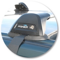 Prorack Silver 2 Bar Aero Flush Bar kit to suit Isuzu Trooper 5dr SUV (1992 - 2002)