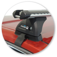 Prorack Silver 2 Bar Heavy Duty Through Bar kit to suit Toyota Camry Hybrid 4dr Sedan (2012 - 2018)