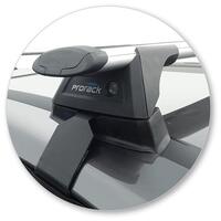 Prorack Silver 2 Bar Aero Through Bar kit to suit Ford Focus 5dr Hatch (9/2015 - 2018)