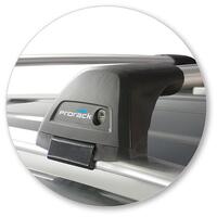 Prorack Silver 2 Bar Aero Flush Bar kit to suit Mercedes-Benz GLC 5dr SUV (2015 - 5/2022)