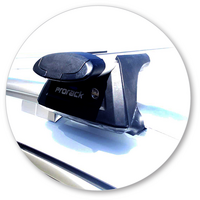 Prorack Black 2 Bar Aero Through Bar kit to suit Audi A4/S4/RS4 Allroad 5dr Wagon (2016 - Current)