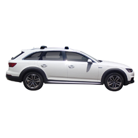 Yakima Black 2 Bar Roof Rack - Audi A4/S4/RS4 Allroad 5dr Wagon 1/16 - On (S16Y &amp; K328)