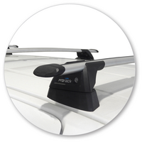 Prorack Silver 3 Bar Aero Through Bar kit to suit Volkswagen Caddy Maxi 5dr Van (2008 - 11/2015)
