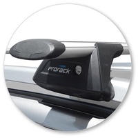 Yakima Black 2 Bar Roof Rack - Ford Ranger Wildtrak 4dr Ute 1/15 - On (S17Y &amp; K328)