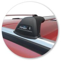 Prorack Silver 2 Bar Aero Flush Bar kit to suit Holden Trailblazer 5dr SUV (2016 - 2020)