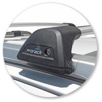 Prorack Silver 2 Bar Aero Flush Bar kit to suit Great Wall Steed Double Cab 4dr Ute (2016 - 2020)