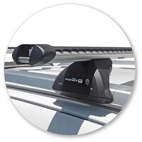 Prorack Silver 2 Bar Heavy Duty Through Bar kit to suit Great Wall Steed Double Cab 4dr Ute (2016 - 2020)