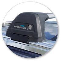 Prorack Black 2 Bar Aero Flush Bar kit to suit Ford Endura 5dr SUV (2019 - Current)