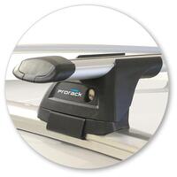 Prorack Silver 2 Bar Aero Through Bar kit to suit Peugeot 3008 5dr SUV (2017 - Current)