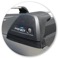 Prorack Black 2 Bar Aero Flush Bar kit to suit Holden Colorado Crew Cab 4dr Ute (2012 - 2020)