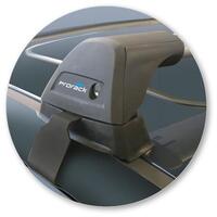 Prorack Silver 2 Bar Aero Flush Bar kit to suit Kia Rio 5dr Hatch (2017 - Current)