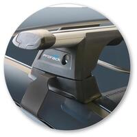 Prorack Black 2 Bar Aero Through Bar kit to suit Kia Rio 5dr Hatch (2017 - Current)