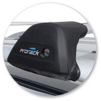 Prorack Black 2 Bar Aero Flush Bar kit to suit SsangYong Rexton 5dr SUV (2012 - 2017)