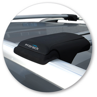 Prorack Silver 2 Bar Aero Rail Bar kit to suit Skoda Octavia Scout 4x4 5dr Estate (2013 - Current)