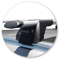 Prorack Black 2 Bar Aero Through Bar kit to suit Renault Koleos 5dr SUV (9/2016 - Current)