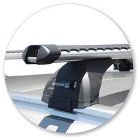 Prorack Silver 2 Bar Heavy Duty Through Bar kit to suit Renault Koleos 5dr SUV (9/2016 - Current)