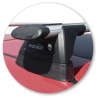 Prorack Black 2 Bar Aero Through Bar kit to suit Subaru Impreza 5dr Hatch (2017 - Current)