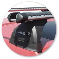 Prorack Black 2 Bar Heavy Duty Through Bar kit to suit Subaru Impreza 5dr Hatch (2017 - Current)