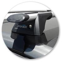 Prorack Black 2 Bar Aero Through Bar kit to suit Holden Astra 5dr Hatch (2017 - 2020)