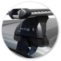 Prorack Black 2 Bar Heavy Duty Through Bar kit to suit Holden Astra 5dr Hatch (2017 - 2020)