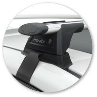 Prorack Black 2 Bar Aero Through Bar kit to suit Subaru Impreza 4dr Sedan (2/2017 - Current)