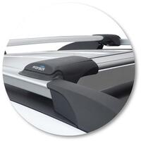 Prorack Silver 2 Bar Aero Rail Bar kit to suit Holden Trax 5dr SUV (2013 - 2020)